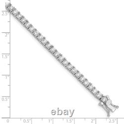 925 Sterling Silver Cubic Zirconia CZ Tennis Bracelet