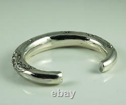 925 Sterling Silver Cuff Bracelet 36.6g