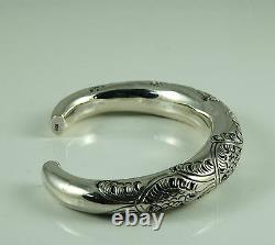 925 Sterling Silver Cuff Bracelet 36.6g