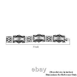 925 Sterling Silver Fashion Bracelet Jewelry Gift for Women Size 7.75