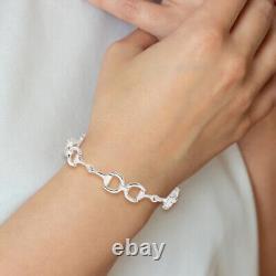 925 Sterling Silver Link 7.5 inch Chain Bracelet