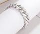 925 Sterling Silver Men's 13.5mm Thick Big Miami Cuban Curb Chain Link Bracelet