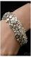 925 Sterling Silver Multi Shape Cz Stones Wedding Bracelet Fine Bridal Jewelry