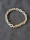 925 Sterling Silver Oval Link Bracelet Made In Mexico 925