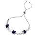 925 Sterling Silver Past/present/future Bracelet Tanzanite