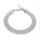 925 Sterling Silver Rhodium Plated Bracelet Jewelry Gift For Women Size 7.25