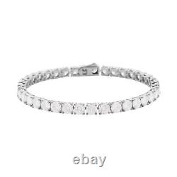 925 Sterling Silver Rhodium Plated Tennis Bracelet Jewelry for Women Size 6.5