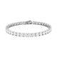 925 Sterling Silver Rhodium Plated Tennis Bracelet Jewelry For Women Size 6.5