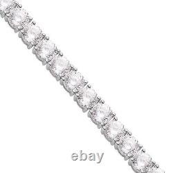 925 Sterling Silver Rhodium Plated Tennis Bracelet Jewelry for Women Size 6.5