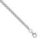 925 Sterling Silver Spiga Wheat Chain Necklace Bracelet Men Women 4.5mm 7 30