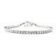 925 Sterling Silver Tennis Bracelet Moissanite Jewelry For Women Size 8 Ct 5