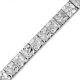 925 Sterling Silver Textured Nugget Bracelet S/l