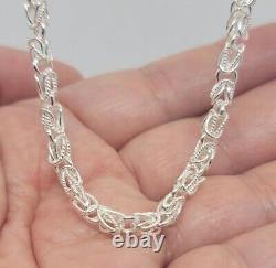 925 Sterling Silver Turkish Chain High Quality Necklace Bracelet 4mm Size 730