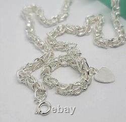 925 Sterling Silver Turkish Chain High Quality Necklace Bracelet 4mm Size 730