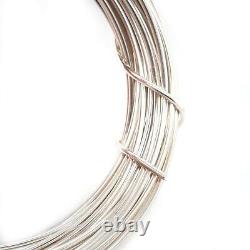 925 Sterling Silver wire Dead Soft Round 2-16 17 18 19 20 21 22 24 26 28 30 Gaug