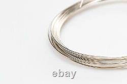 925 Sterling Silver wire Half Hard Round-1/2 Round-Square 20 21 22 24 26 28 30Ga