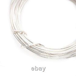 925 Sterling Silver wire Half Hard Round-1/2 Round-Square 20 21 22 24 26 28 30Ga