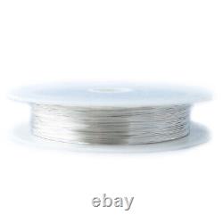 925 Sterling Silver wire Half Hard Round-1/2 Round-Square 20 21 22 24 26 28 30Ga