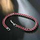 9ct Round Cut Red Ruby Women's Tennis Anniversery Bracelet 14k White Gold Over