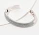 Affinity Gems Sterling Silver Semi Precious Blue Topaz Cuff Bracelet, 6-3/4