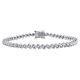 Amour Sterling Silver 1/2ct Tdw Diamond Tennis Bracelet