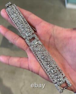 Art Deco Bracelet For men handmade High modern Jewelry CZ 925 Sterling Silver