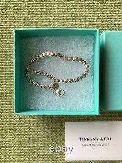 Auth Tiffany & Co. Venetian Link Bracelet Sterling Silver 925 five pieces
