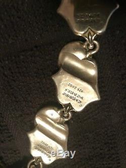 Authentic Chrome Hearts Sterling Silver Rolling Stones Tongue & Lips necklace