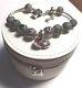 Authentic Pandora Sterling Silver Barrel Clasp Bracelet W 12 Charms/clips, 7.9