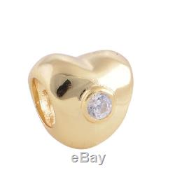 Authentic Sterling Silver Pandora Bracelet +GENERIC 18K Gold PLT Charms & Beads