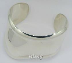 Authentic Tiffany & Co. Elsa Peretti Sterling Silver Bone Cuff Bracelet Right