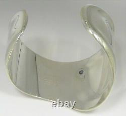 Authentic Tiffany & Co. Elsa Peretti Sterling Silver Bone Cuff Bracelet Right