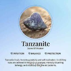 BALI LEGACY 925 Silver Blue Tanzanite Cuff Bangle Bracelet Gift Size 7.5 Ct 7