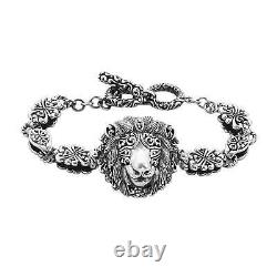 BALI LEGACY 925 Sterling Silver Lion Bracelet Jewelry Gift for Women Size 7.25