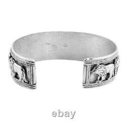 BALI LEGACY Cuff Bangle Bracelet for Women 925 Silver Size 7.5 45.80 Grams