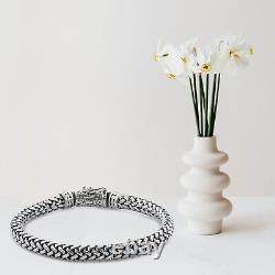 BALI LEGACY Jewelry for Women Bracelet Sterling 925 Silver Size 8