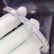 Bangle Bracelet Round Cut Natural Moissanite For Women Gold Plated 925 Sliver
