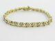Beautiful 6 Ct Certified Round Cut White Diamond Bracelet In 925 Sterling Silver