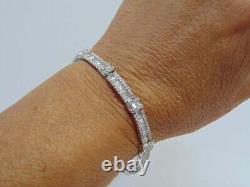 Beautiful Bracelet For Mother's Day Gift 925 Sterling Silver 10.03CT CZ Stone