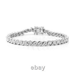 Birthday Gifts 925 Sterling Silver Moissanite Tennis Bracelet Jewelry