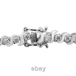 Birthday Gifts 925 Sterling Silver Moissanite Tennis Bracelet Jewelry