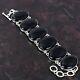 Black Onyx Bracelet 925 Sterling Silver Gemstone Adjustable Handmade Bracelet