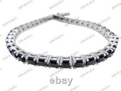 Black Onyx Tennis Bracelet Sterling Silver Onyx Tennis Bracelet 925 Silver