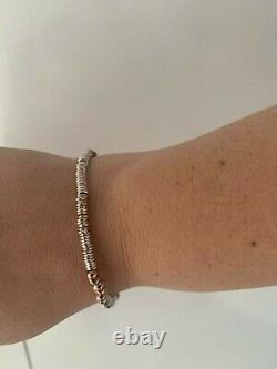 Brand New Genuine Links Of London Xs Rose Gold Vermeil Heart Sweetie Bracelet