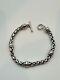 Breaded Bracelet Handcrafted Sterling Silver 950 Peru