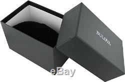 Bulova Men's 96A170 Automatic Skeleton Black Dial Silver-Tone Band 43mm Watch
