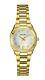 Bulova Women's Quartz Diamond Accent Gold Tone Bracelet 30mm Watch 97p109