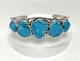 Chaco Canyon Sterling Silver 5-stone Kingman Turquoise Cuff Bracelet Lg Nib