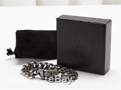 CHROME HEARTS 2002 Sterling Silver Chain Link Cuff BRACELET JEWELRY