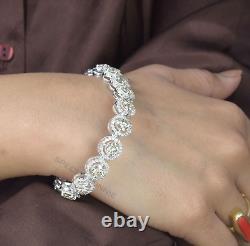 Certified 6mm, 15Ct Certified Diamonds Bracelet-Great luster & Sparkle-VIDEO